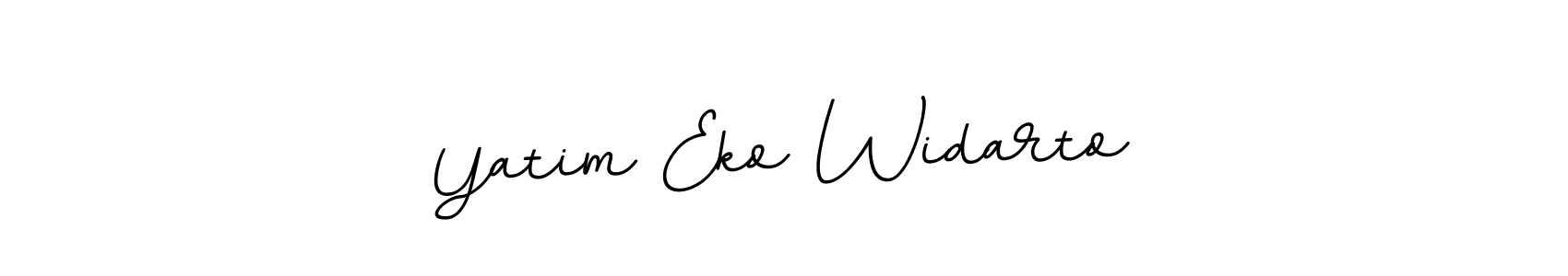 Use a signature maker to create a handwritten signature online. With this signature software, you can design (BallpointsItalic-DORy9) your own signature for name Yatim Eko Widarto. Yatim Eko Widarto signature style 11 images and pictures png