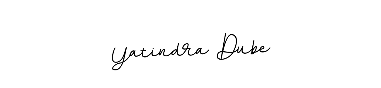 How to make Yatindra Dube name signature. Use BallpointsItalic-DORy9 style for creating short signs online. This is the latest handwritten sign. Yatindra Dube signature style 11 images and pictures png
