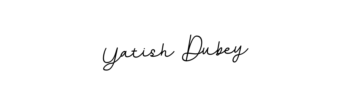 Design your own signature with our free online signature maker. With this signature software, you can create a handwritten (BallpointsItalic-DORy9) signature for name Yatish Dubey. Yatish Dubey signature style 11 images and pictures png