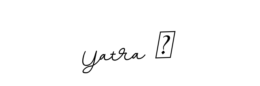 This is the best signature style for the Yatra ⭐ name. Also you like these signature font (BallpointsItalic-DORy9). Mix name signature. Yatra ⭐ signature style 11 images and pictures png