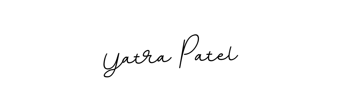 Create a beautiful signature design for name Yatra Patel. With this signature (BallpointsItalic-DORy9) fonts, you can make a handwritten signature for free. Yatra Patel signature style 11 images and pictures png