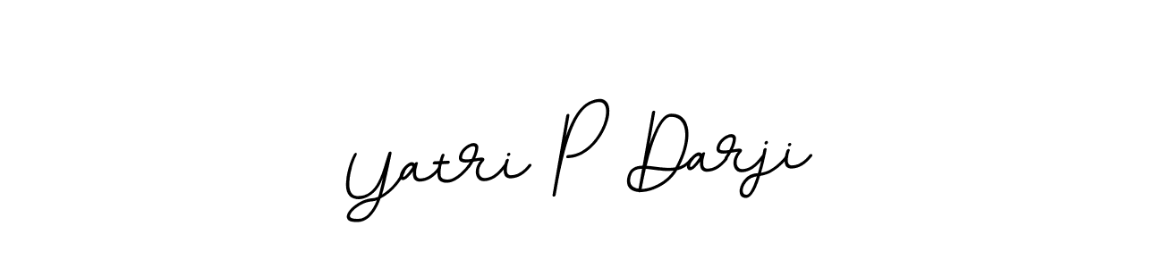 Design your own signature with our free online signature maker. With this signature software, you can create a handwritten (BallpointsItalic-DORy9) signature for name Yatri P Darji. Yatri P Darji signature style 11 images and pictures png