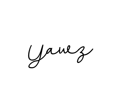 Create a beautiful signature design for name Yawz. With this signature (BallpointsItalic-DORy9) fonts, you can make a handwritten signature for free. Yawz signature style 11 images and pictures png