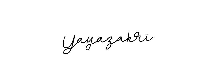 Create a beautiful signature design for name Yayazakri. With this signature (BallpointsItalic-DORy9) fonts, you can make a handwritten signature for free. Yayazakri signature style 11 images and pictures png