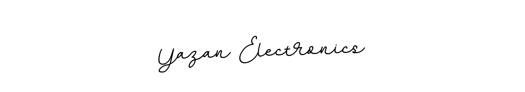 How to Draw Yazan Electronics signature style? BallpointsItalic-DORy9 is a latest design signature styles for name Yazan Electronics. Yazan Electronics signature style 11 images and pictures png