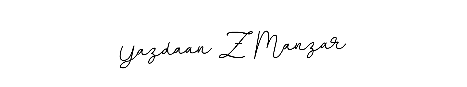 Use a signature maker to create a handwritten signature online. With this signature software, you can design (BallpointsItalic-DORy9) your own signature for name Yazdaan Z Manzar. Yazdaan Z Manzar signature style 11 images and pictures png