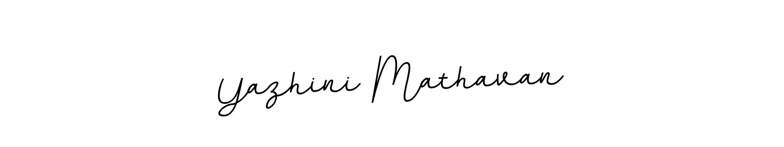The best way (BallpointsItalic-DORy9) to make a short signature is to pick only two or three words in your name. The name Yazhini Mathavan include a total of six letters. For converting this name. Yazhini Mathavan signature style 11 images and pictures png