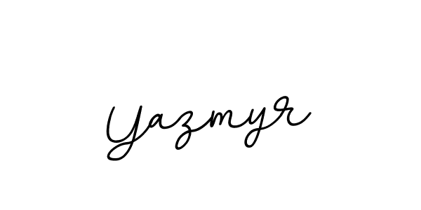 The best way (BallpointsItalic-DORy9) to make a short signature is to pick only two or three words in your name. The name Yazmyr include a total of six letters. For converting this name. Yazmyr signature style 11 images and pictures png