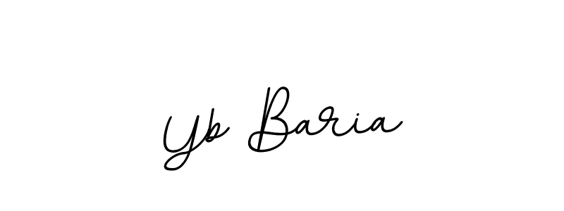 You should practise on your own different ways (BallpointsItalic-DORy9) to write your name (Yb Baria) in signature. don't let someone else do it for you. Yb Baria signature style 11 images and pictures png