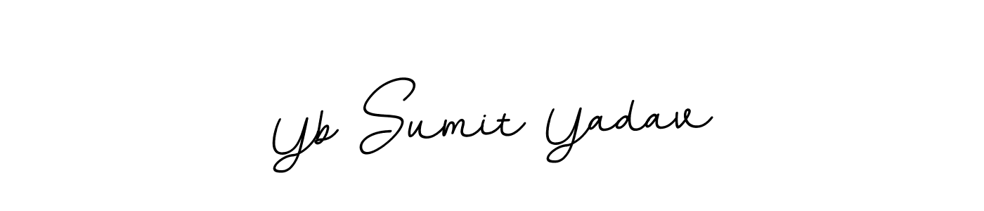 This is the best signature style for the Yb Sumit Yadav name. Also you like these signature font (BallpointsItalic-DORy9). Mix name signature. Yb Sumit Yadav signature style 11 images and pictures png
