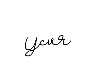 Make a beautiful signature design for name Ycvr. With this signature (BallpointsItalic-DORy9) style, you can create a handwritten signature for free. Ycvr signature style 11 images and pictures png