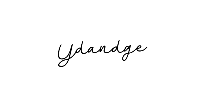 How to make Ydandge name signature. Use BallpointsItalic-DORy9 style for creating short signs online. This is the latest handwritten sign. Ydandge signature style 11 images and pictures png