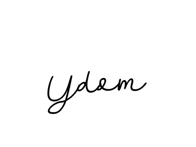 Use a signature maker to create a handwritten signature online. With this signature software, you can design (BallpointsItalic-DORy9) your own signature for name Ydom. Ydom signature style 11 images and pictures png