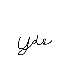 How to make Yds name signature. Use BallpointsItalic-DORy9 style for creating short signs online. This is the latest handwritten sign. Yds signature style 11 images and pictures png