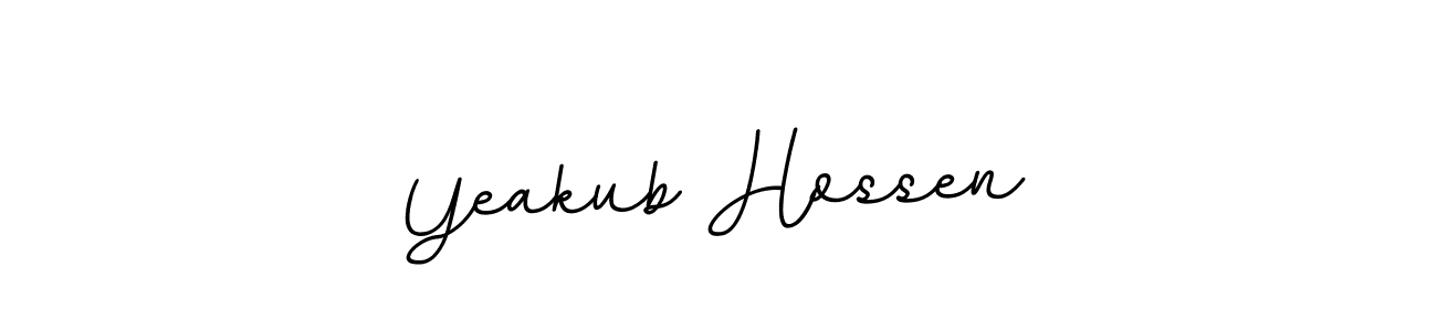 Also we have Yeakub Hossen name is the best signature style. Create professional handwritten signature collection using BallpointsItalic-DORy9 autograph style. Yeakub Hossen signature style 11 images and pictures png