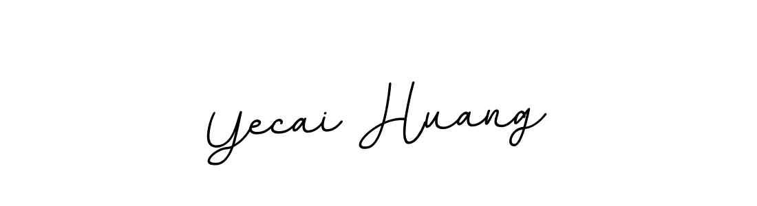 It looks lik you need a new signature style for name Yecai Huang. Design unique handwritten (BallpointsItalic-DORy9) signature with our free signature maker in just a few clicks. Yecai Huang signature style 11 images and pictures png