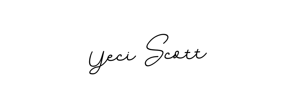 It looks lik you need a new signature style for name Yeci Scott. Design unique handwritten (BallpointsItalic-DORy9) signature with our free signature maker in just a few clicks. Yeci Scott signature style 11 images and pictures png