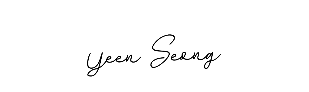if you are searching for the best signature style for your name Yeen Seong. so please give up your signature search. here we have designed multiple signature styles  using BallpointsItalic-DORy9. Yeen Seong signature style 11 images and pictures png