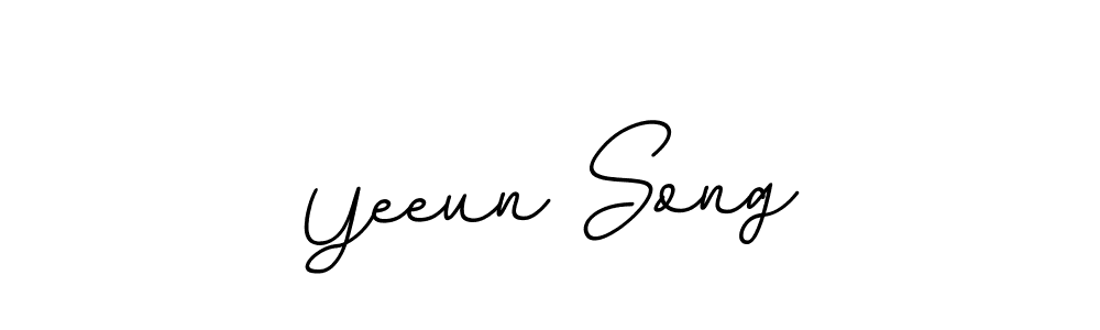 It looks lik you need a new signature style for name Yeeun Song. Design unique handwritten (BallpointsItalic-DORy9) signature with our free signature maker in just a few clicks. Yeeun Song signature style 11 images and pictures png