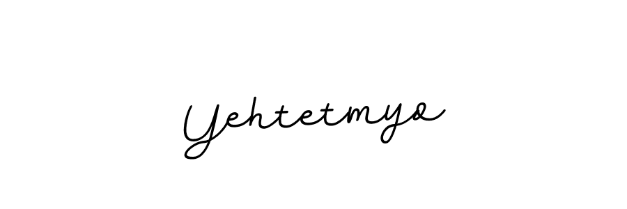 Design your own signature with our free online signature maker. With this signature software, you can create a handwritten (BallpointsItalic-DORy9) signature for name Yehtetmyo. Yehtetmyo signature style 11 images and pictures png