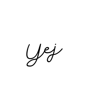 This is the best signature style for the Yej name. Also you like these signature font (BallpointsItalic-DORy9). Mix name signature. Yej signature style 11 images and pictures png