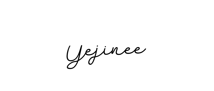 Create a beautiful signature design for name Yejinee. With this signature (BallpointsItalic-DORy9) fonts, you can make a handwritten signature for free. Yejinee signature style 11 images and pictures png
