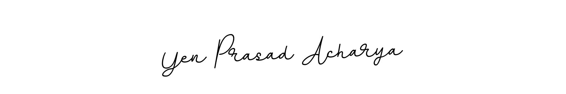 Design your own signature with our free online signature maker. With this signature software, you can create a handwritten (BallpointsItalic-DORy9) signature for name Yen Prasad Acharya. Yen Prasad Acharya signature style 11 images and pictures png