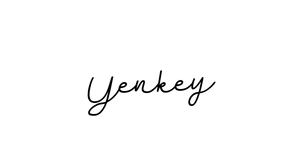 How to make Yenkey signature? BallpointsItalic-DORy9 is a professional autograph style. Create handwritten signature for Yenkey name. Yenkey signature style 11 images and pictures png