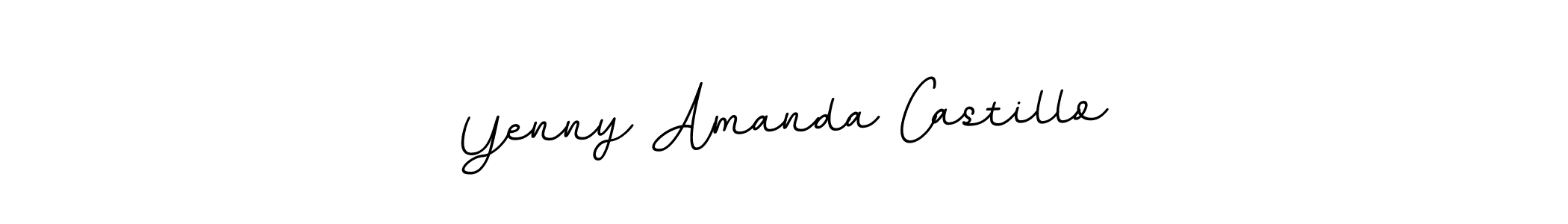 How to make Yenny Amanda Castillo name signature. Use BallpointsItalic-DORy9 style for creating short signs online. This is the latest handwritten sign. Yenny Amanda Castillo signature style 11 images and pictures png