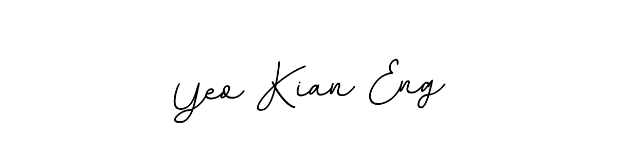 You should practise on your own different ways (BallpointsItalic-DORy9) to write your name (Yeo Kian Eng) in signature. don't let someone else do it for you. Yeo Kian Eng signature style 11 images and pictures png