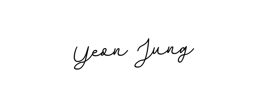 if you are searching for the best signature style for your name Yeon Jung. so please give up your signature search. here we have designed multiple signature styles  using BallpointsItalic-DORy9. Yeon Jung signature style 11 images and pictures png