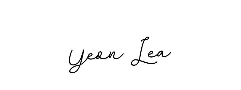 Create a beautiful signature design for name Yeon Lea. With this signature (BallpointsItalic-DORy9) fonts, you can make a handwritten signature for free. Yeon Lea signature style 11 images and pictures png