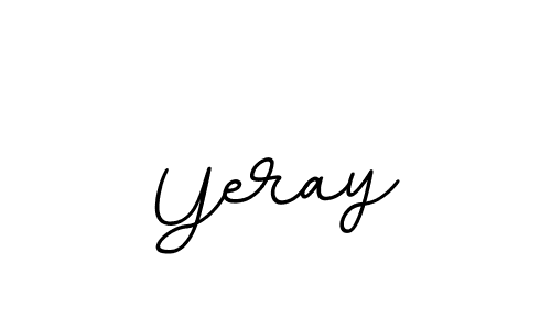 Design your own signature with our free online signature maker. With this signature software, you can create a handwritten (BallpointsItalic-DORy9) signature for name Yeray. Yeray signature style 11 images and pictures png