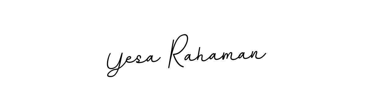 The best way (BallpointsItalic-DORy9) to make a short signature is to pick only two or three words in your name. The name Yesa Rahaman include a total of six letters. For converting this name. Yesa Rahaman signature style 11 images and pictures png