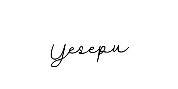 Yesepu stylish signature style. Best Handwritten Sign (BallpointsItalic-DORy9) for my name. Handwritten Signature Collection Ideas for my name Yesepu. Yesepu signature style 11 images and pictures png
