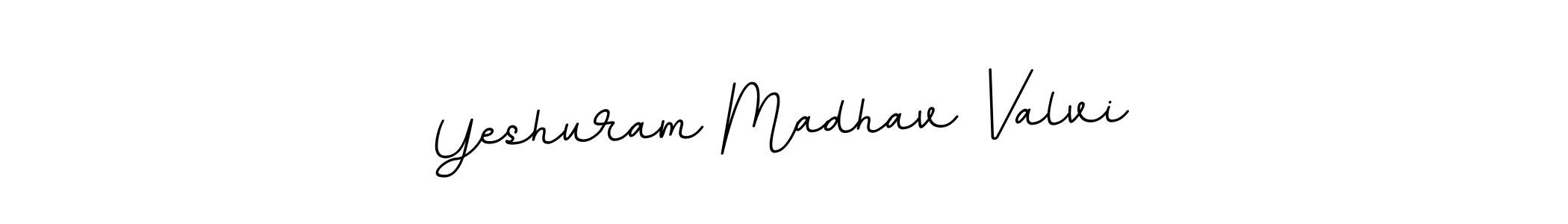 Design your own signature with our free online signature maker. With this signature software, you can create a handwritten (BallpointsItalic-DORy9) signature for name Yeshuram Madhav Valvi. Yeshuram Madhav Valvi signature style 11 images and pictures png