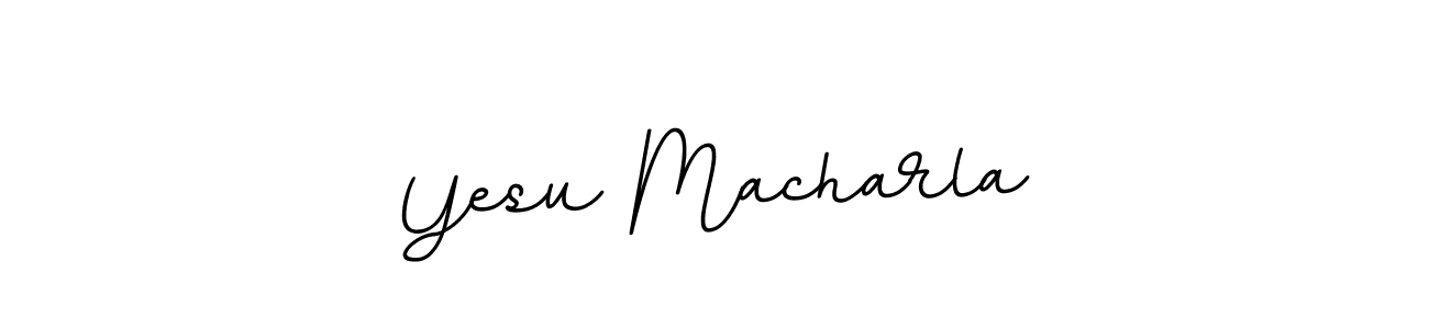 Create a beautiful signature design for name Yesu Macharla. With this signature (BallpointsItalic-DORy9) fonts, you can make a handwritten signature for free. Yesu Macharla signature style 11 images and pictures png