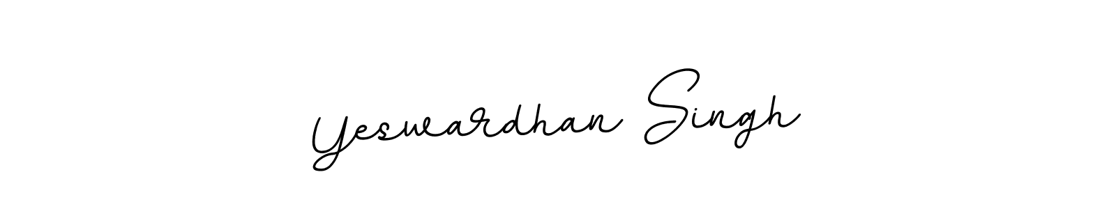 Make a beautiful signature design for name Yeswardhan Singh. With this signature (BallpointsItalic-DORy9) style, you can create a handwritten signature for free. Yeswardhan Singh signature style 11 images and pictures png