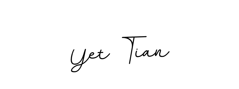 This is the best signature style for the Yet Tian name. Also you like these signature font (BallpointsItalic-DORy9). Mix name signature. Yet Tian signature style 11 images and pictures png