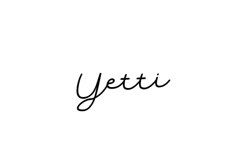 Design your own signature with our free online signature maker. With this signature software, you can create a handwritten (BallpointsItalic-DORy9) signature for name Yetti. Yetti signature style 11 images and pictures png