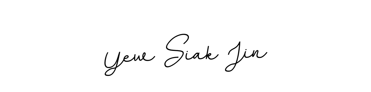 Yew Siak Jin stylish signature style. Best Handwritten Sign (BallpointsItalic-DORy9) for my name. Handwritten Signature Collection Ideas for my name Yew Siak Jin. Yew Siak Jin signature style 11 images and pictures png
