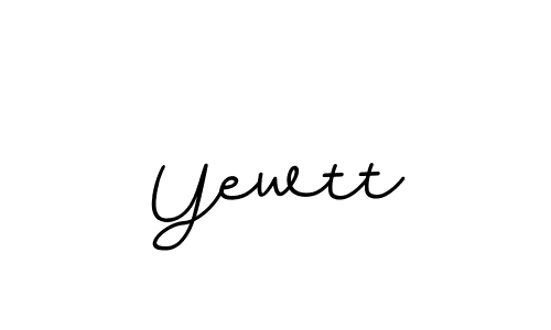 You should practise on your own different ways (BallpointsItalic-DORy9) to write your name (Yewtt) in signature. don't let someone else do it for you. Yewtt signature style 11 images and pictures png