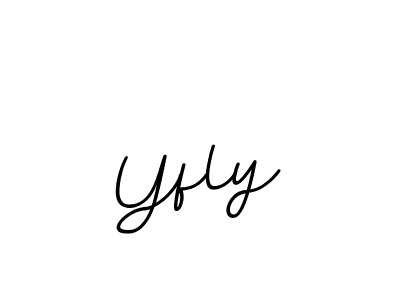 How to Draw Yfly signature style? BallpointsItalic-DORy9 is a latest design signature styles for name Yfly. Yfly signature style 11 images and pictures png