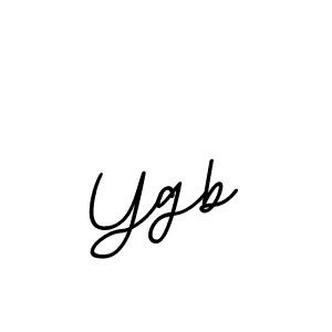 Make a beautiful signature design for name Ygb. With this signature (BallpointsItalic-DORy9) style, you can create a handwritten signature for free. Ygb signature style 11 images and pictures png