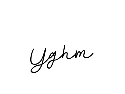 Use a signature maker to create a handwritten signature online. With this signature software, you can design (BallpointsItalic-DORy9) your own signature for name Yghm. Yghm signature style 11 images and pictures png