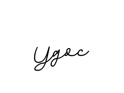 Ygoc stylish signature style. Best Handwritten Sign (BallpointsItalic-DORy9) for my name. Handwritten Signature Collection Ideas for my name Ygoc. Ygoc signature style 11 images and pictures png