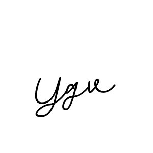 Ygv stylish signature style. Best Handwritten Sign (BallpointsItalic-DORy9) for my name. Handwritten Signature Collection Ideas for my name Ygv. Ygv signature style 11 images and pictures png