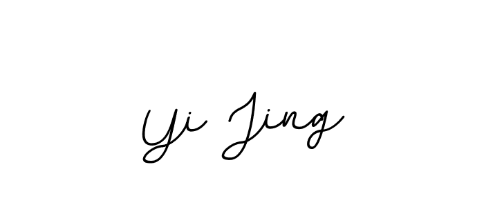 Create a beautiful signature design for name Yi Jing. With this signature (BallpointsItalic-DORy9) fonts, you can make a handwritten signature for free. Yi Jing signature style 11 images and pictures png