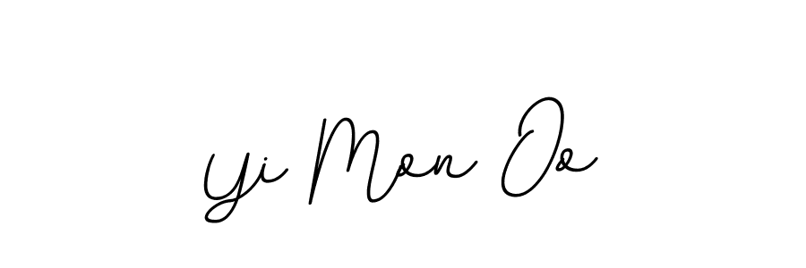 if you are searching for the best signature style for your name Yi Mon Oo. so please give up your signature search. here we have designed multiple signature styles  using BallpointsItalic-DORy9. Yi Mon Oo signature style 11 images and pictures png