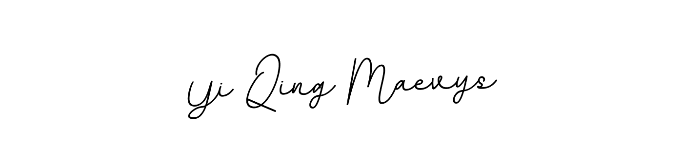 How to make Yi Qing Maevys signature? BallpointsItalic-DORy9 is a professional autograph style. Create handwritten signature for Yi Qing Maevys name. Yi Qing Maevys signature style 11 images and pictures png